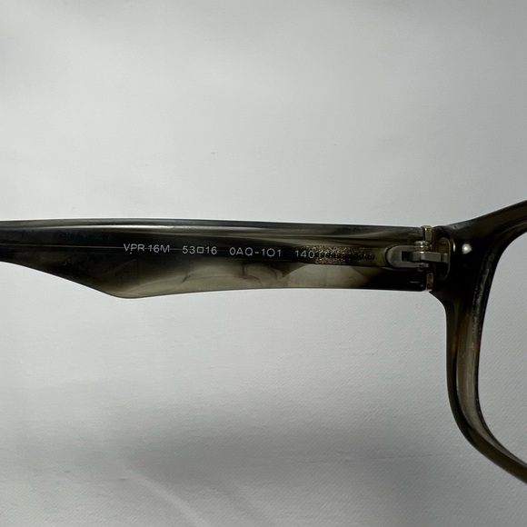 Prada Rectangle Olive Green Eyeglasses - Frames only - Picture 8 of 9